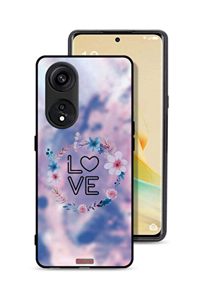 Tolwak غطاء حماية Oppo A1 Pro بتصميم خاتم الحب والزهور
