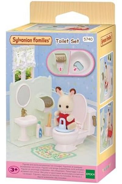 Mena Rise Şirinshop Families Epoch Toilet Set, Toy 1108107