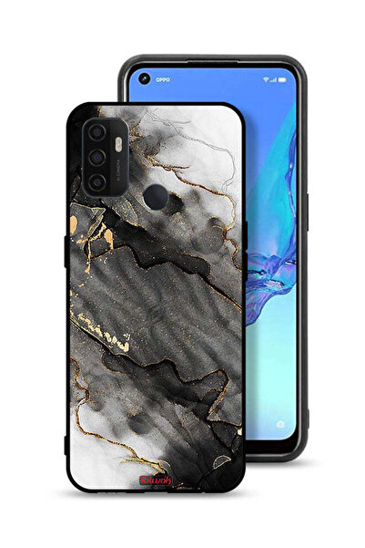 Tolwak غطاء حماية لهاتف Oppo A53 4G بلون رخامي لامع
