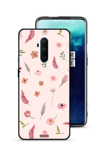 Tolwak غطاء حماية لهاتف OnePlus 7T Pro بنقشة أوراق وورود