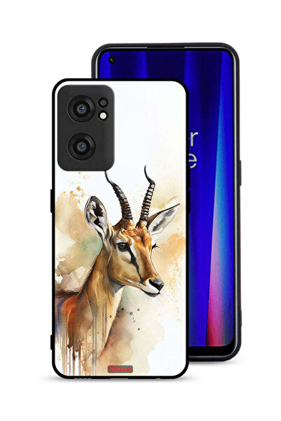 Tolwak OnePlus Nord CE 2 5G Protective Case Cover Deer Abstract Art