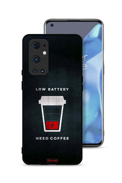 Tolwak غطاء حماية لهاتف OnePlus 9 Pro 5G - بطارية منخفضة - يحتاج إلى قهوة