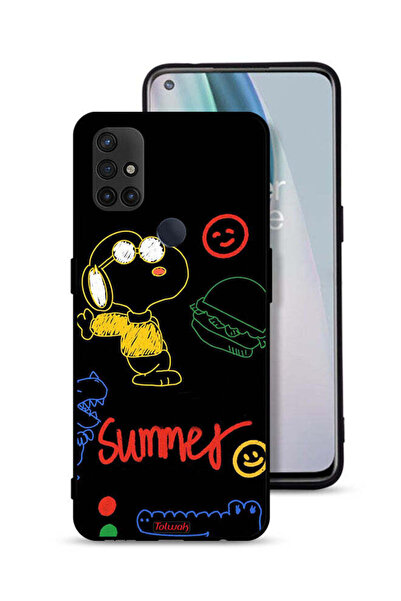 Tolwak غطاء حماية لهاتف OnePlus Nord N10 5G بملصق صيفي