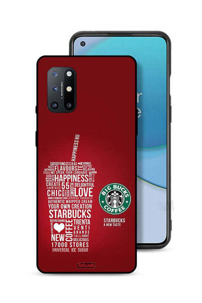 Tolwak غطاء حماية لهاتف OnePlus 8T 5G بملصق قهوة