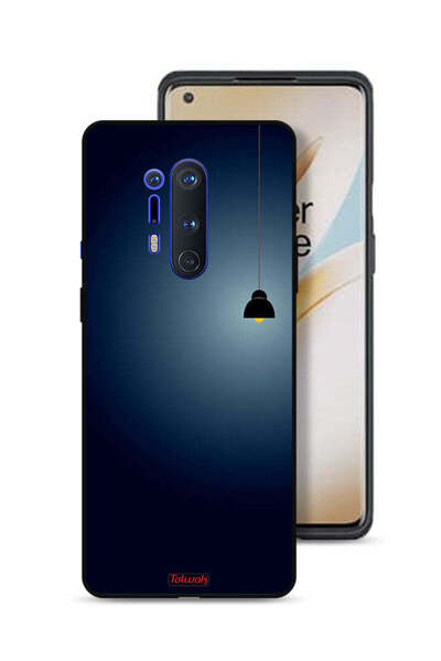 Tolwak غطاء حماية لهاتف OnePlus 8 Pro مع إضاءة فنية معلقة
