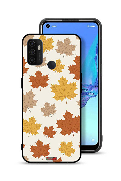 Tolwak غطاء حماية لهاتف Oppo A53s بنقشة أوراق الخريف