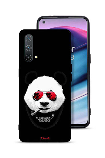 Tolwak غطاء حماية لهاتف OnePlus Nord CE 5G بتصميم Boss Panda
