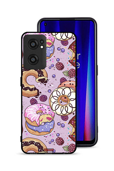 Tolwak غطاء حماية لهاتف OnePlus Nord CE 2 5G برسومات دوناتس آرت