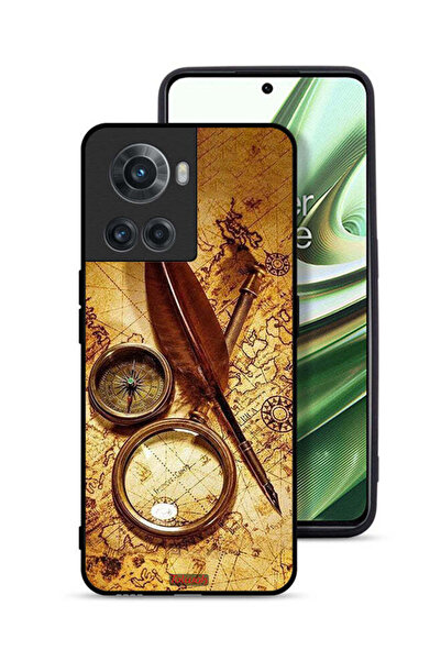 Tolwak غطاء حماية لهاتف OnePlus 10R 5G بتصميم بوصلة عتيقة