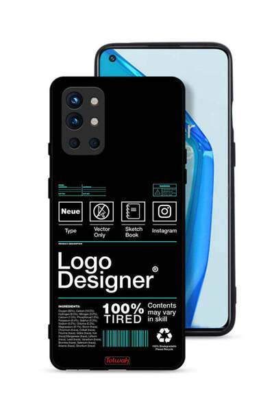Tolwak OnePlus 9R 5G Protective Case Cover Logo Designer Sticker