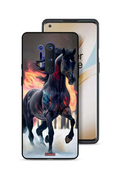Tolwak غطاء حماية لهاتف OnePlus 8 Pro بتصميم حصان عالي الوضوح