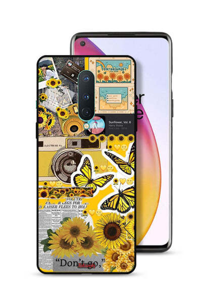 Tolwak غطاء حماية لهاتف OnePlus 8 مع اقتباسات وملصقات