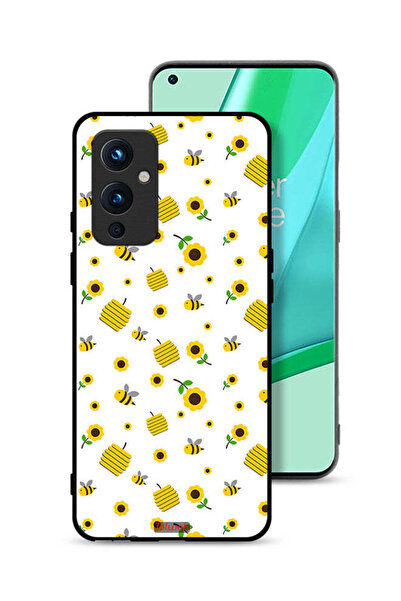 Tolwak غطاء حماية لهاتف OnePlus 9 5G بنقشة عباد الشمس والنحل