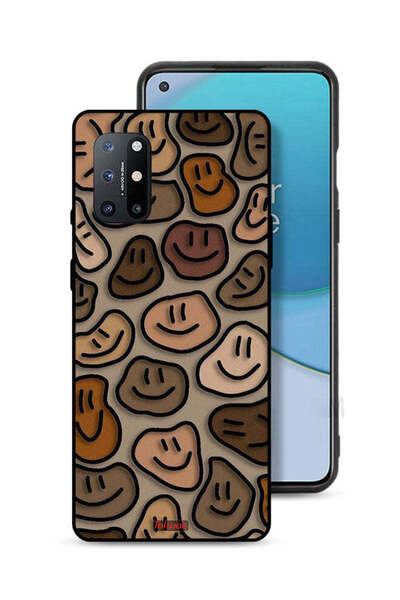Tolwak غطاء حماية لهاتف OnePlus 8T 5G برسومات وجوه مبتسمة
