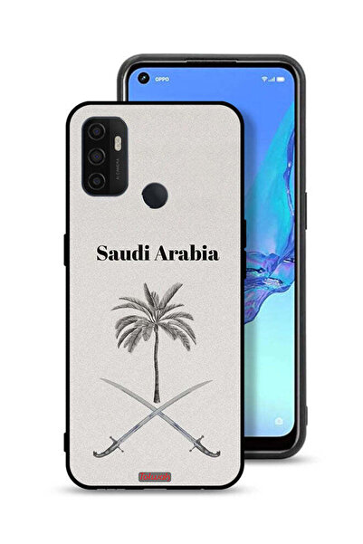 Tolwak غطاء حماية لهاتف Oppo A53 4G - لوحة فنية لعلامة المملكة العربية السعودية
