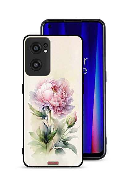 Tolwak OnePlus Nord CE 2 5G Protective Case Cover Watercolor Rose Paint Art