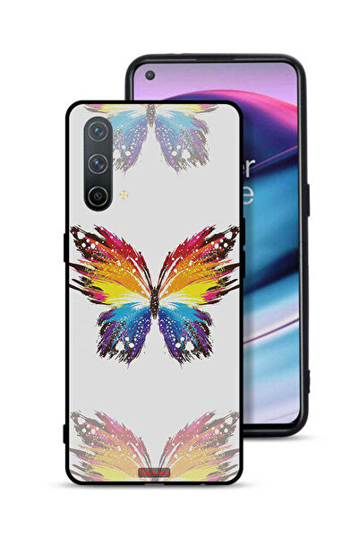 Tolwak غطاء حماية لهاتف OnePlus Nord CE 5G بخلفية بسيطة وفن رقمي وبساطة الفراشة