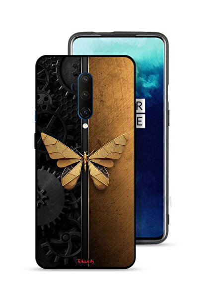 Tolwak غطاء حماية لهاتف OnePlus 7T Pro بتصميم فراشة فولاذية