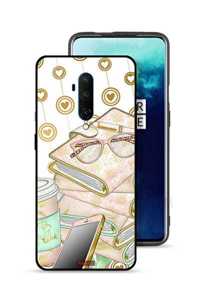 Tolwak غطاء حماية لهاتف OnePlus 7T Pro بطبعة نظارات على الكتب