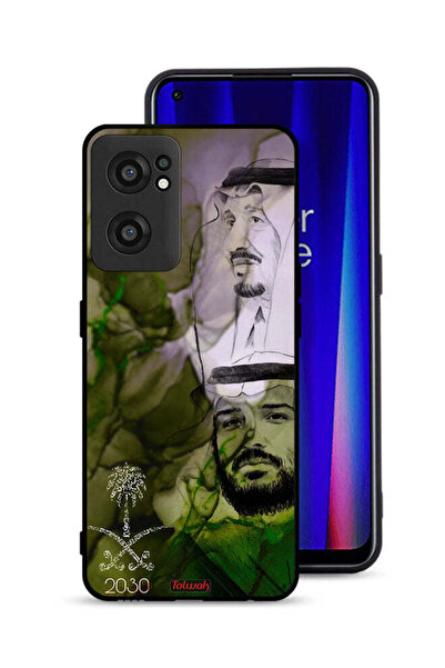 Tolwak غطاء حماية لهاتف OnePlus Nord CE 2 5G، ملصق فني للملك سلمان وولي العهد...