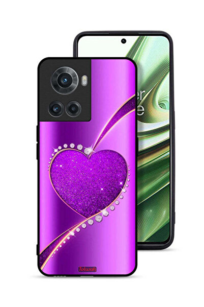 Tolwak غطاء حماية لهاتف OnePlus 10R 5G بنقشة قلب لامعة