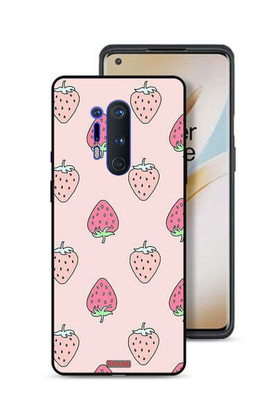 Tolwak غطاء حماية لهاتف OnePlus 8 Pro - أيقونة الفراولة