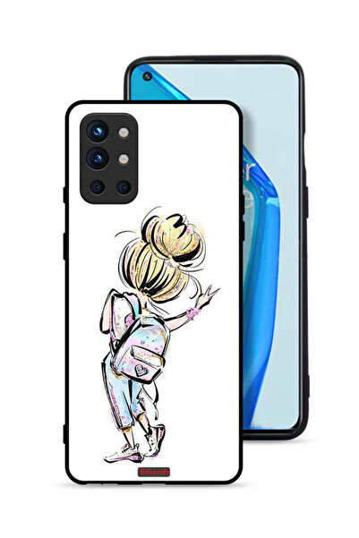 Tolwak غطاء حماية لهاتف OnePlus 9R 5G برسومات فتاة العودة إلى المدرسة