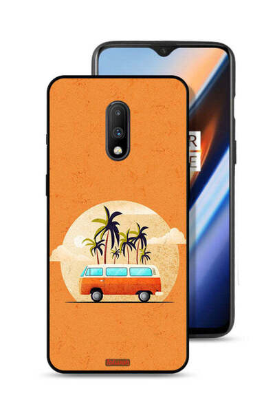 Tolwak غطاء حماية لهاتف OnePlus 7 بتصميم حافلة فنية