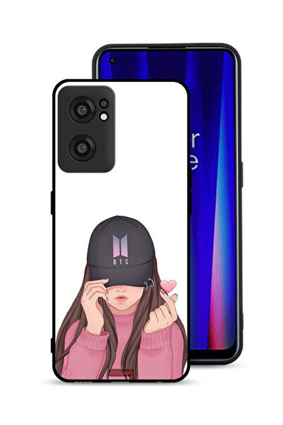 Tolwak غطاء حماية لهاتف OnePlus Nord CE 2 5G مع صورة فتاة تلتقط صورة