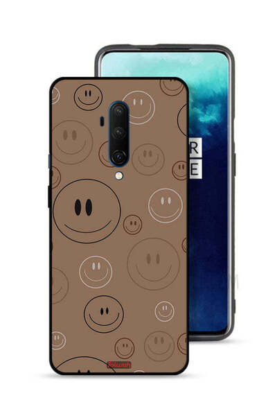 Tolwak غطاء حماية لهاتف OnePlus 7T Pro بنقشة وجوه مبتسمة