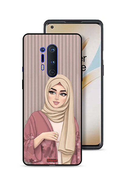 Tolwak غطاء حماية لهاتف OnePlus 8 Pro برسومات فتاة محجبة