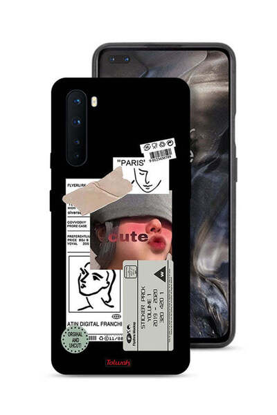 Tolwak غطاء حماية لهاتف OnePlus Nord بملصق لطيف