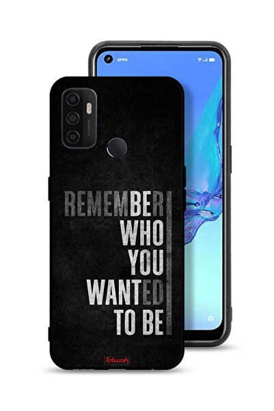 Tolwak غطاء حماية لهاتف Oppo A32 تذكر من أردت أن تكون