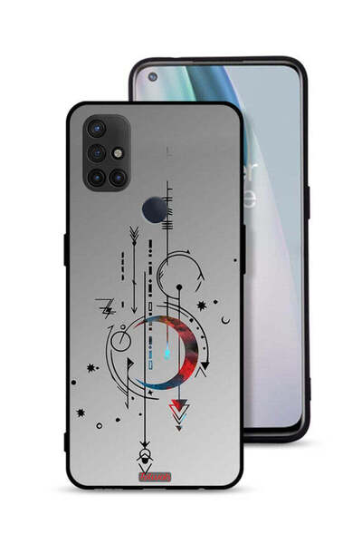 Tolwak غطاء حماية لهاتف OnePlus Nord N10 5G بنقشة فنية للقمر والسهام