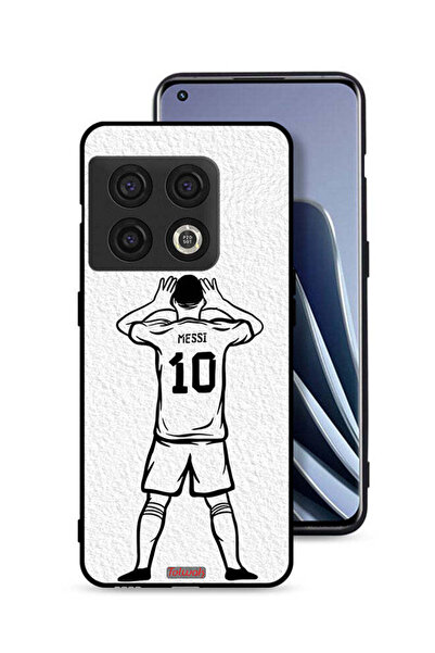 Tolwak غطاء حماية لهاتف OnePlus 10 Pro 5G برسومات ميسي سكيتش
