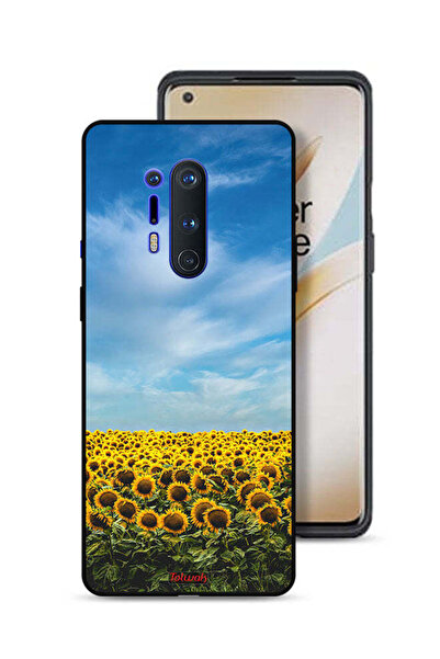 Tolwak غطاء حماية لهاتف OnePlus 8 Pro بطبعة عباد الشمس تحت السماء