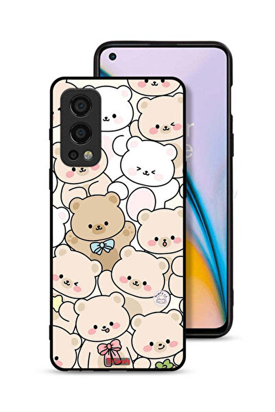 Tolwak غطاء حماية لهاتف OnePlus Nord 2 5G بنقشة دببة