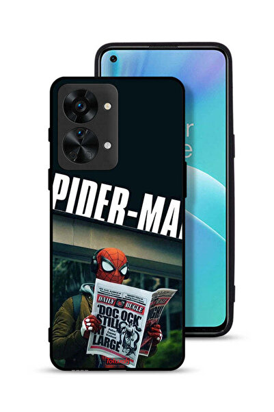 Tolwak غطاء حماية لهاتف OnePlus Nord 2T 5G بتصميم سبايدرمان وقراءة جريدة