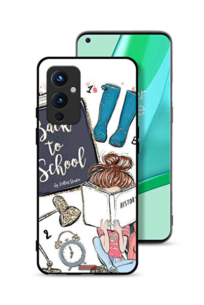 Tolwak غطاء حماية لهاتف OnePlus 9 5G بطبعة فتاة العودة إلى المدرسة تقرأ التاريخ
