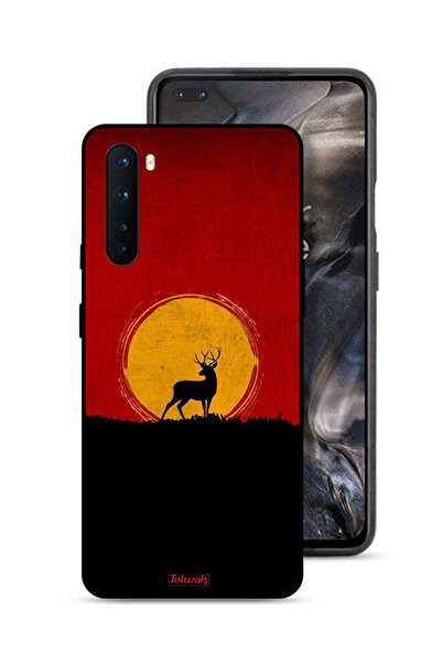 Tolwak غطاء حماية OnePlus Nord بتصميم غزال وقمر