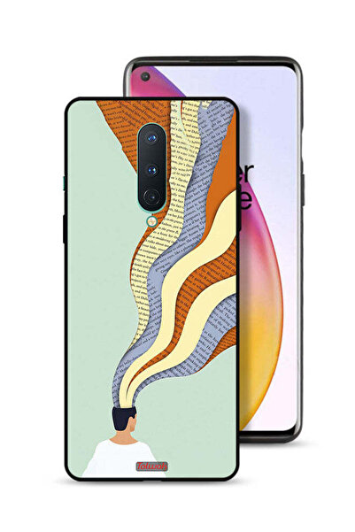 Tolwak غطاء حماية لهاتف OnePlus 8 - تصميم فني مع رسومات Data In Mind