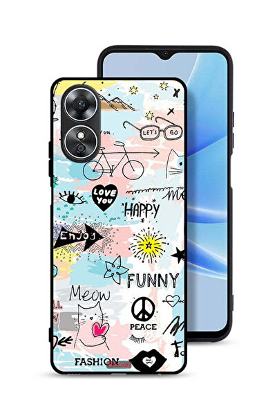 Tolwak غطاء حماية لهاتف Oppo A17 - أحبك - علامات