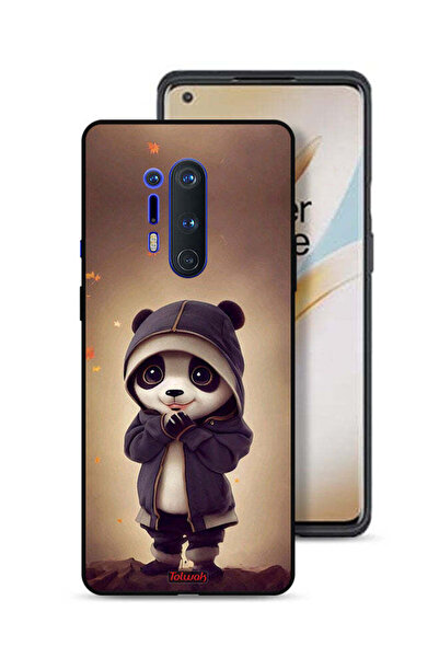 Tolwak غطاء حماية لهاتف OnePlus 8 Pro بتصميم باندا صغير لطيف
