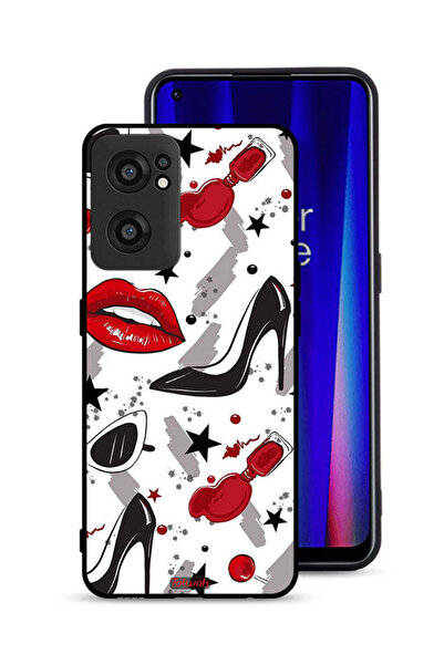 Tolwak OnePlus Nord CE 2 5G Protective Case Cover Lipstick And Shoes Art