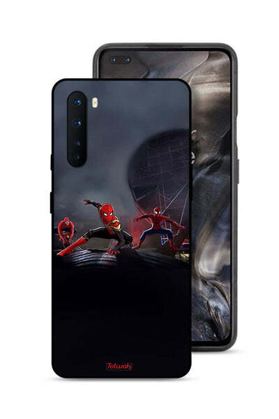 Tolwak غطاء حماية لهاتف OnePlus Nord بتصميم ثلاثة عناكب