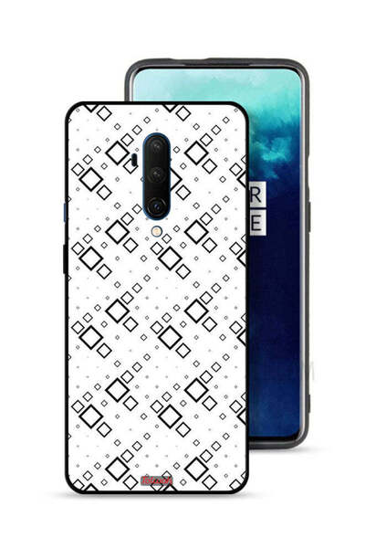 Tolwak OnePlus 7T Pro Protective Case Cover Square Abstract Digital Art