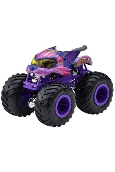 Mena Rise ŞirinShop Wheels Monster Trucks 1:64 سيارات ثنائية قوية HOTWEILER - SCRATCH ATTACK FYJ64-HWN6