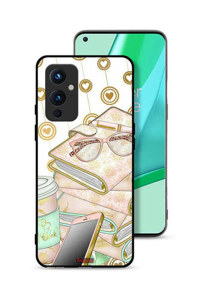 Tolwak غطاء حماية لهاتف OnePlus 9 5G مع نظارات على الكتب