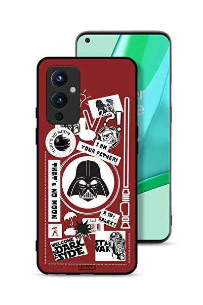 Tolwak غطاء حماية لهاتف OnePlus 9 5G ملصق "مرحبًا بكم في الجانب المظلم"