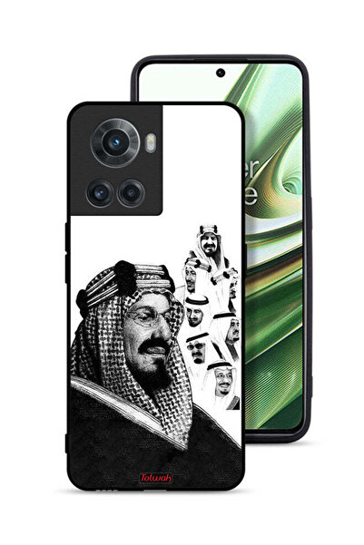 Tolwak غطاء حماية لهاتف OnePlus 10R 5G، ملصق فني أبيض وأسود لملوك المملكة الع...